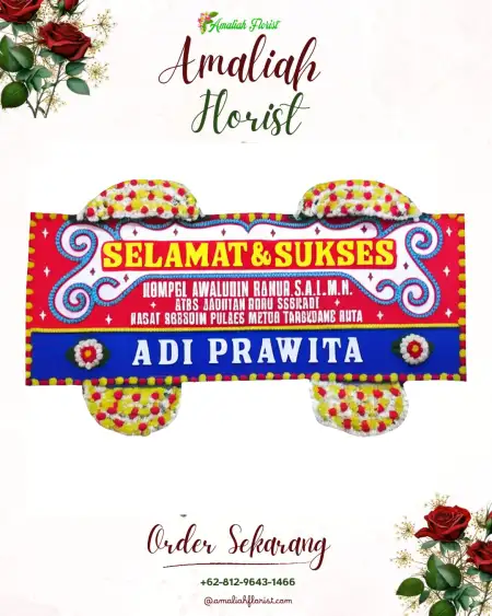 Papan Bunga Ucapan Selamat Sindang
